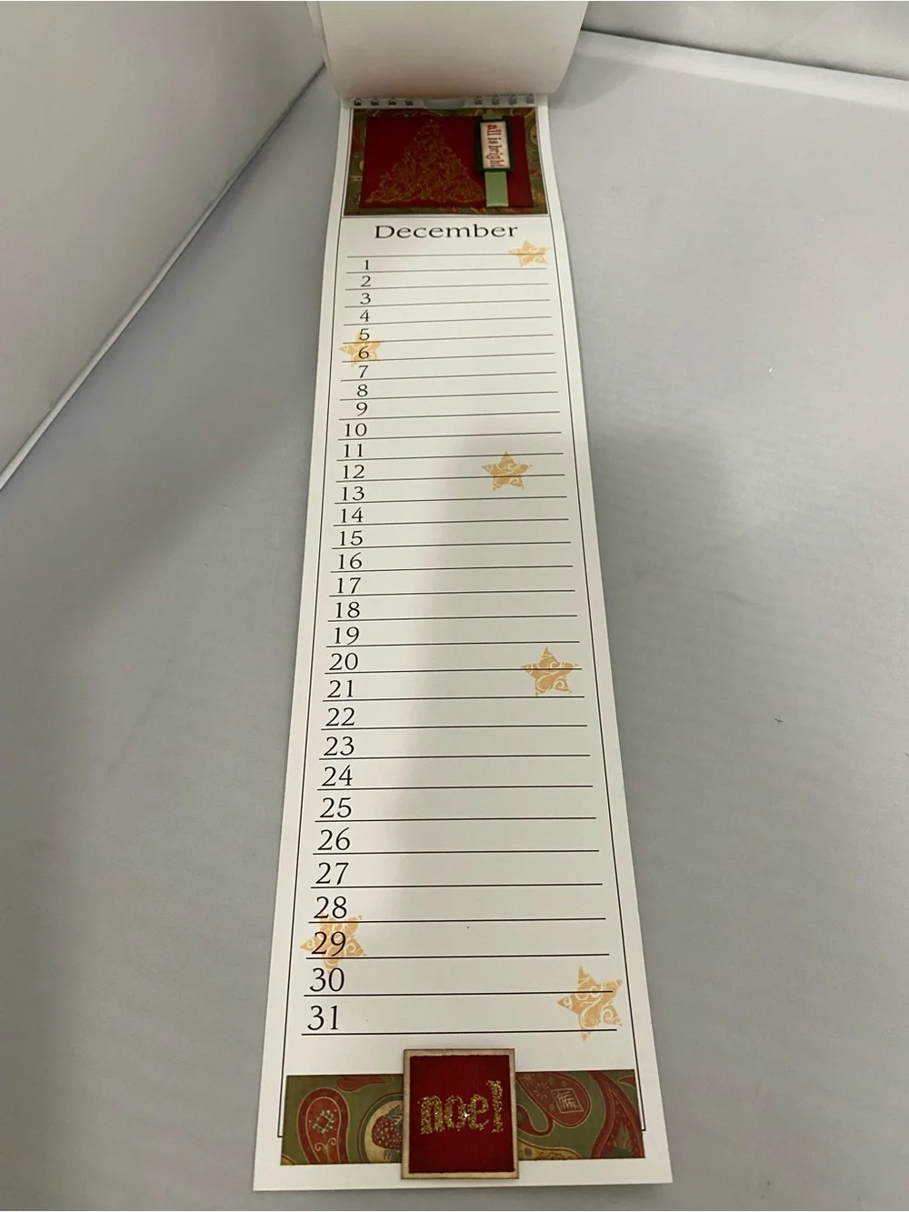 Completed Event Calendar